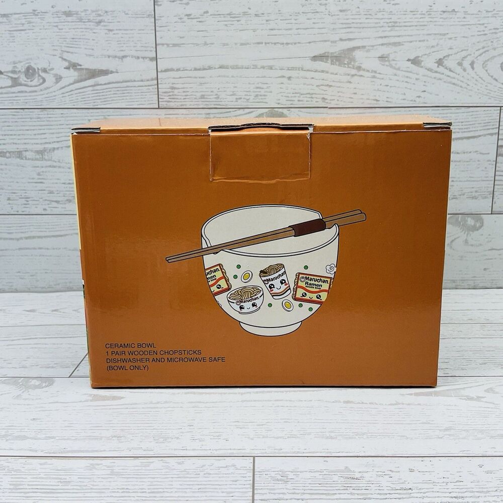 Maruchan Ramen Noodle Bowl with Chopsticks..Ramen Bowl.. NEW In Box - Picture 3 of 7